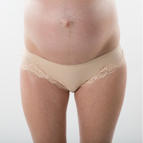 Culotte de maternité Caroline beige