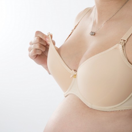 Soutien-gorge d'allaitement Angélique Beige